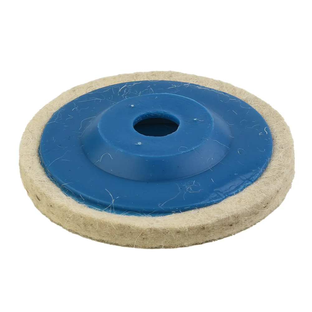 

Blue+Beige Polishing Discs Polish Grinder Wheel Felt Pads 3x Grinding Tool Angle 3 pcs Wool Buffing Useful New
