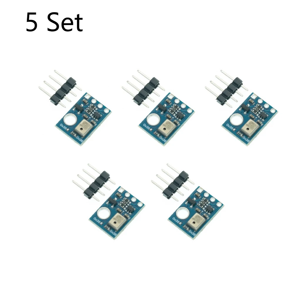 5Set/1Set AHT10 High-Precision Digital Temperature and Humidity Sensor Module, I2C Interface, Alternative to DHT11 SHT20 AM2302