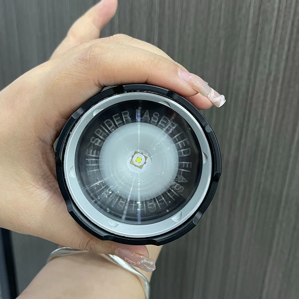 10000MAH Powerful 100W 98000LM Flashlight Portable Torch Outdoor Long Distance Strong Light Mechanical Zoom Fast Charging LED