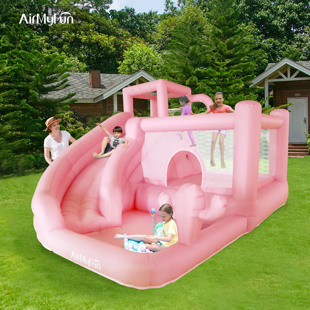 Castillo inflable 3 en 1, casa de rebote con tobogán, incluye soplador, juguetes de boda para adultos y niños, comercial