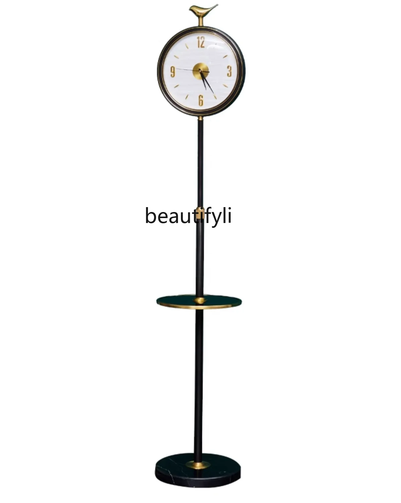 

Modern Minimalist the Grandfather Clock Light Luxury Living Room Decoration Clock Home Creative Quartz Desk Clock