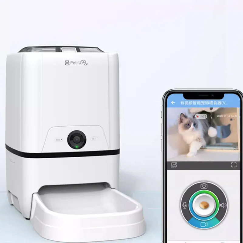 Automatic Pet Feeder Timer Ration Cat and Dog Bowl Self-service Smart WIFI Feeding Machine Food Dispenser Small Animal Supplies