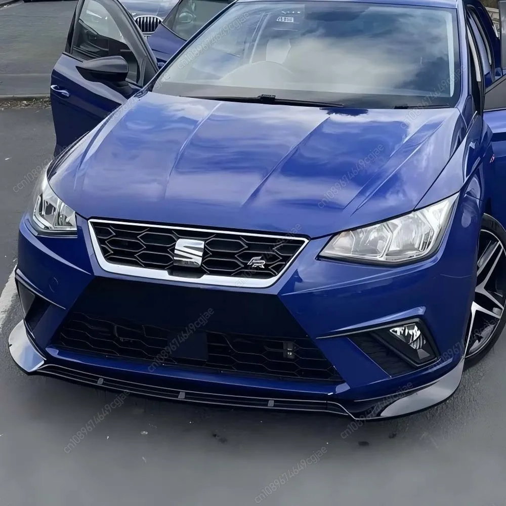 

Для Seat Ibiza MK5 Standard/FR 2017-2025+ ABS глянцевый черный комплект кузова автомобильный передний бампер спойлер для губ сплиттер нижний диффузор тюнинг