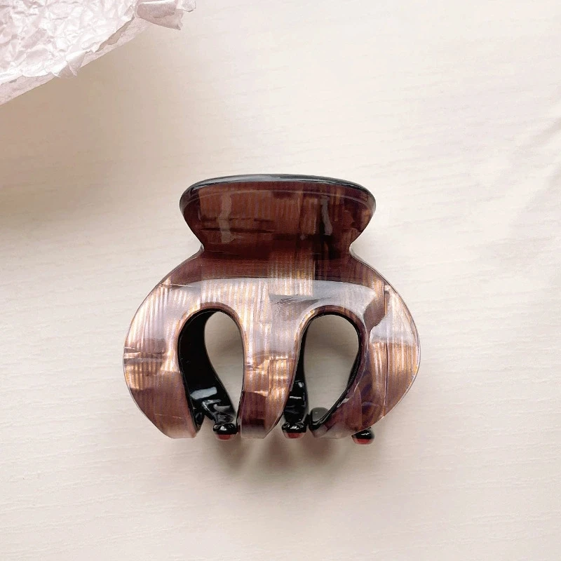 Multi-colors French Style Hair Claw Clips Women Half-Updo Shark Jaw Hair Claw For Thick Hair Fashionable Girls Hair Accessories