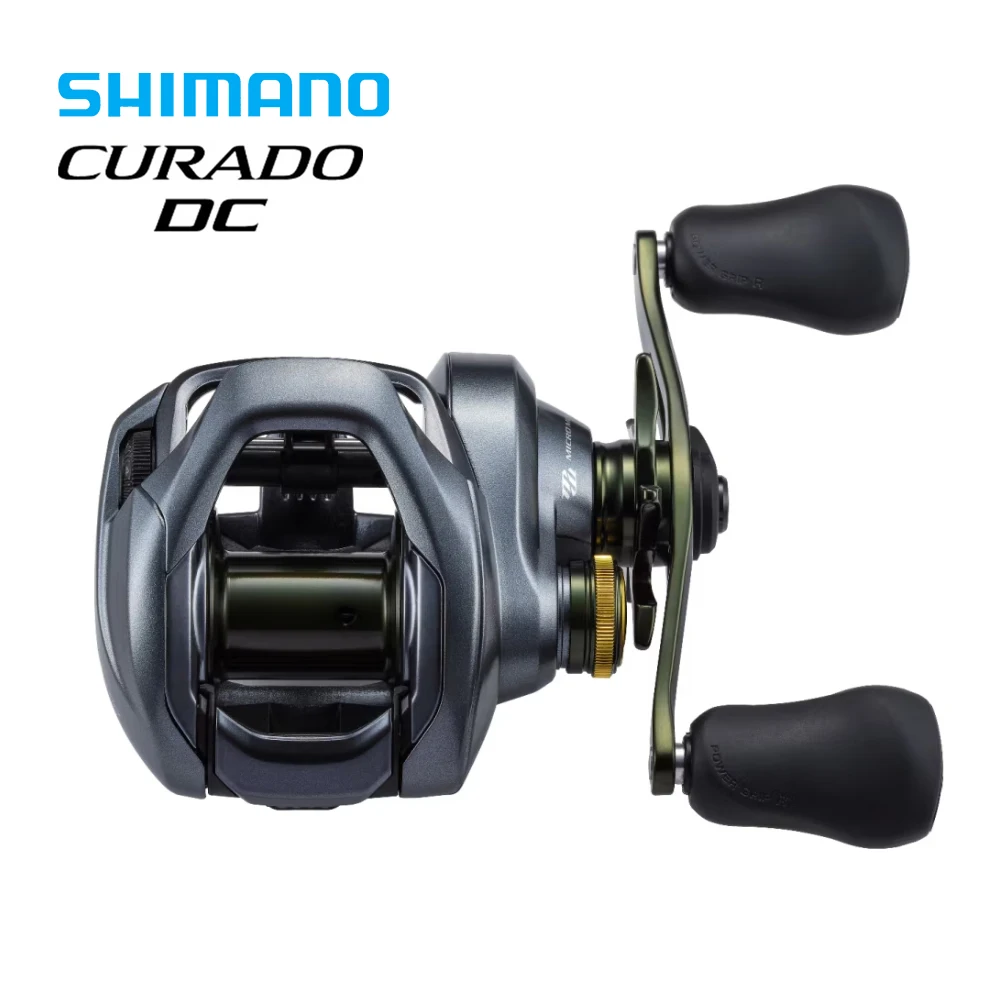 Shimano Original 2022 Curado DC 200 Series Baitcasting Fishing Reel MicroModule Gear I-DC4 Break System CI4+ Material S3D