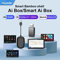 2024 Smart Mini AI Box Wireless CarPlay Android Auto Adapter WiFi Fast Connect 98% Cars 2 In 1 Wired To Wireless Plug And Play