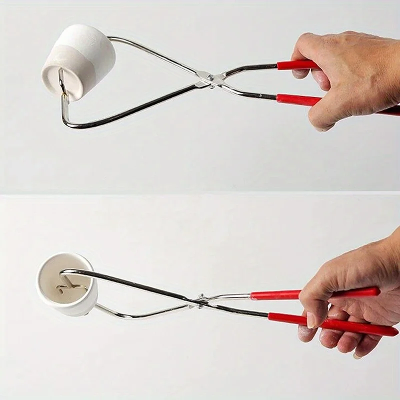 Stainless Steel Pottery Ceramic Dipping Tongs, Hand Clamp for Clay Sculptures, And a Kiln Tool for Working with Clay Ceramics
