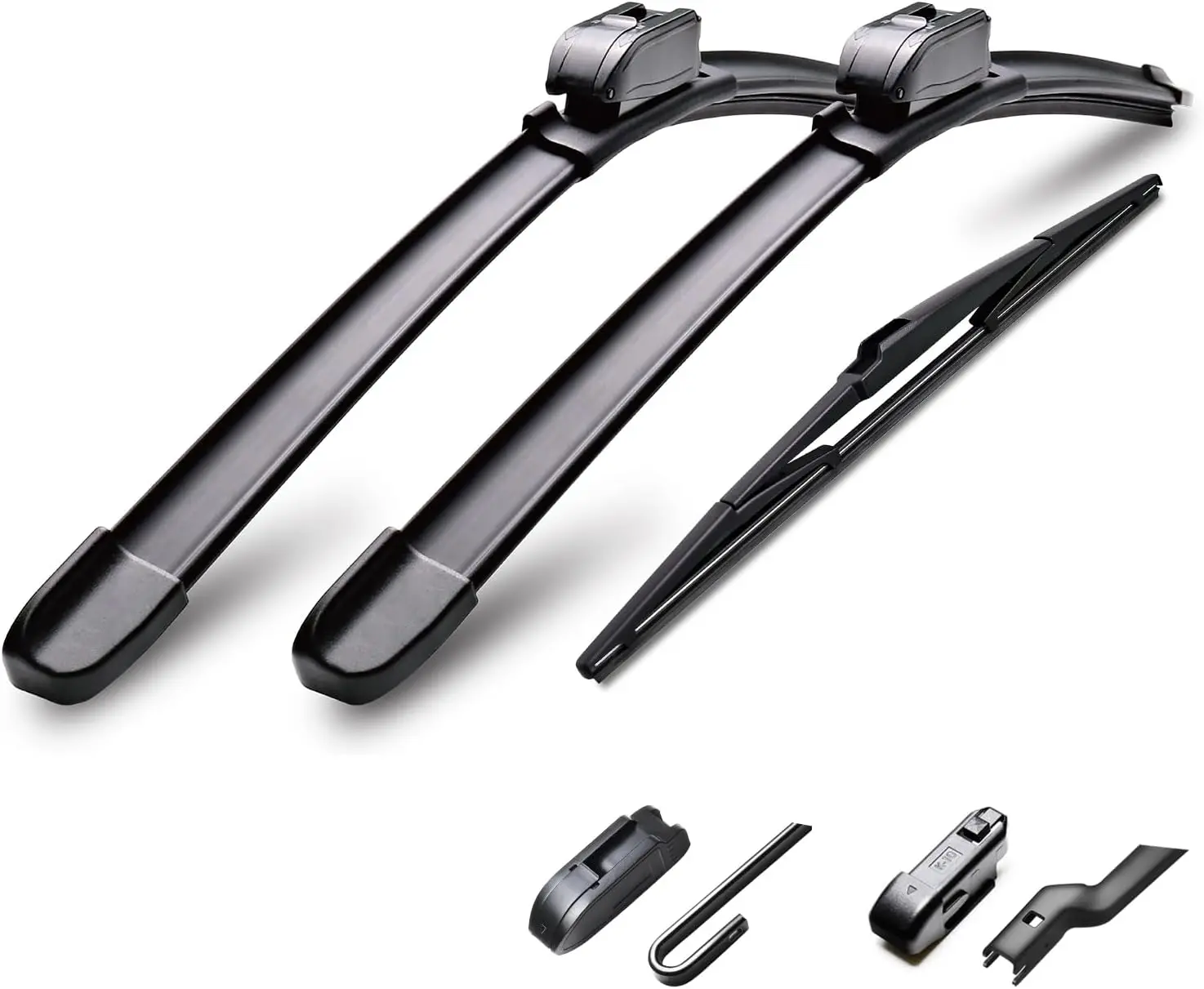 

Лобовое стекло 24"+18" сменной щеткой заднего стеклоочистителя 14" для Mazda CX-5 2013-2023/CX-9 2017-2023 Всесезонный (3 шт. в упаковке)