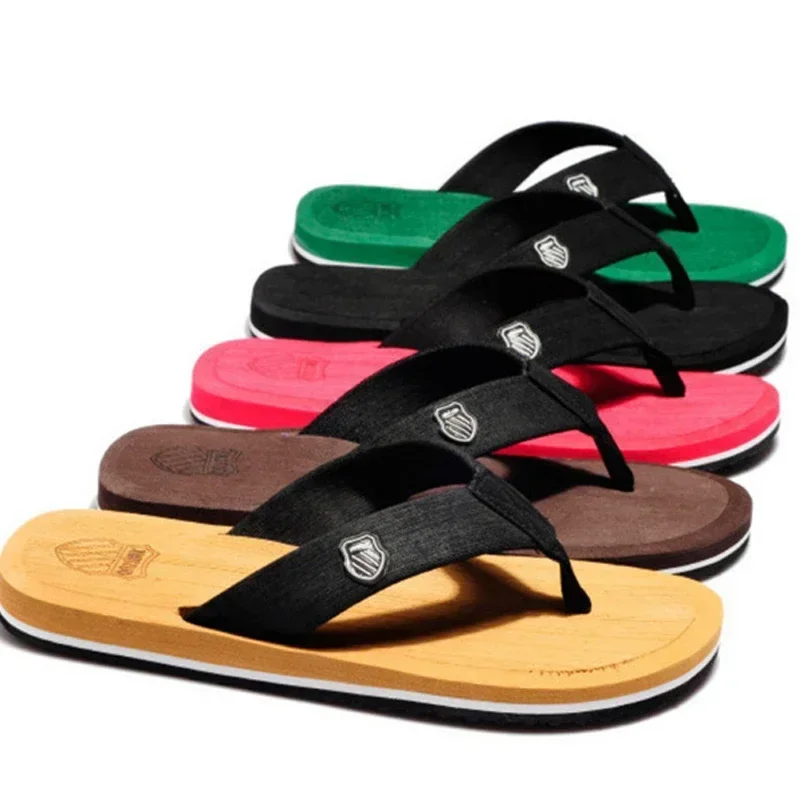 Fashion Flip Flops Home Casual Bathing Shoes Beach Sandals Anti Slip Flat Shoes Outdoor Slippers Slippers Outdoor Slippers