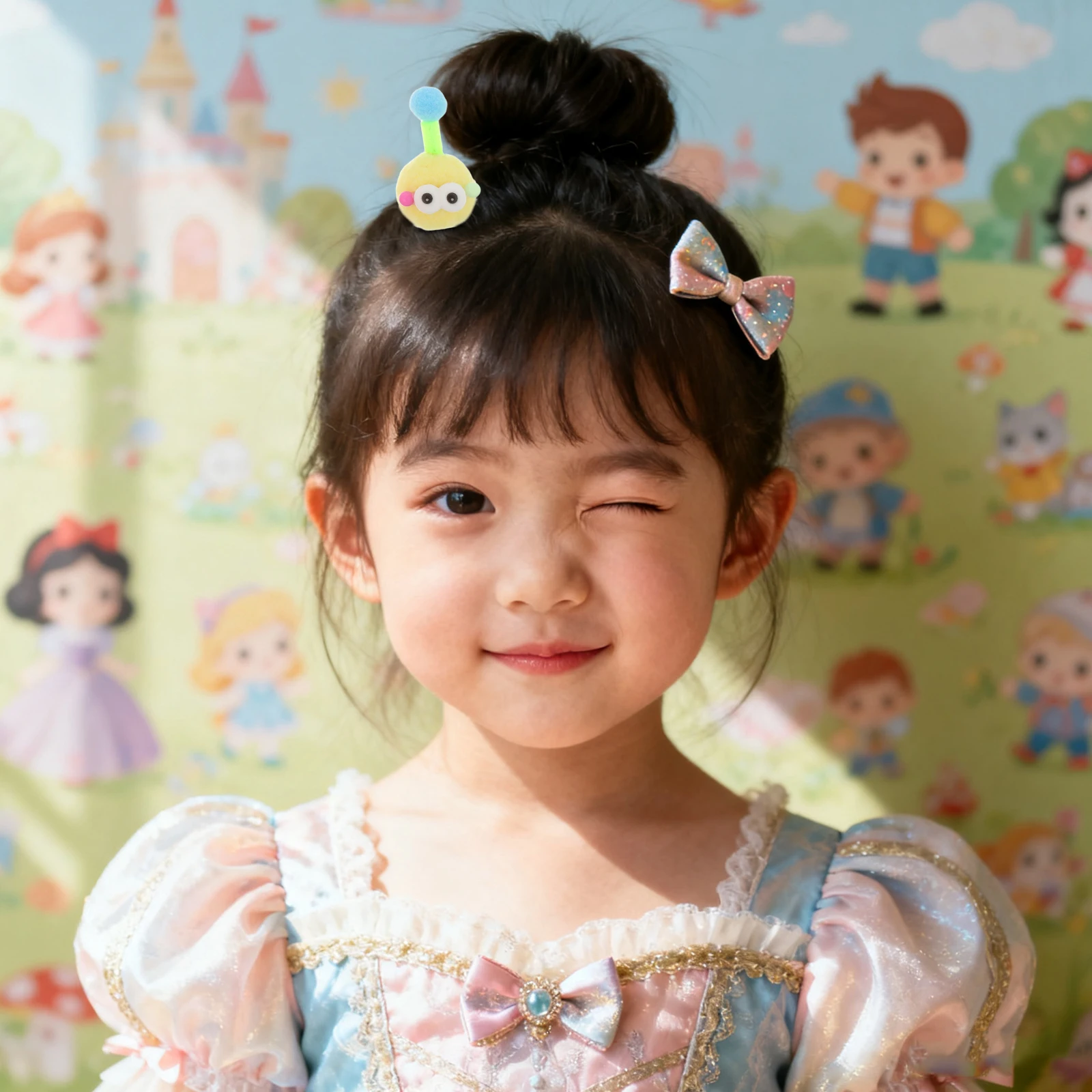 

12Pcs Children's Hair Clips Colorful Mini Eyeball Hair Barrettes Non Slip Funny Cute Hairpins for Toddlers Girls School Party