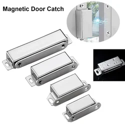 Magnetic Door Catch Strong Heavy Duty Cupboard Magnets Kitchen Cabinet Catches Magnet Latches Stainless Steel For Door Cupboard
