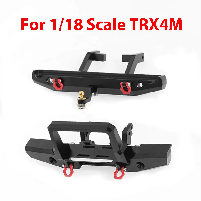 

Defender Wilderness Classic Front /Metal Rear Bumper for 1/18 Scale TRX4M RC Model Truck Kit Accessories