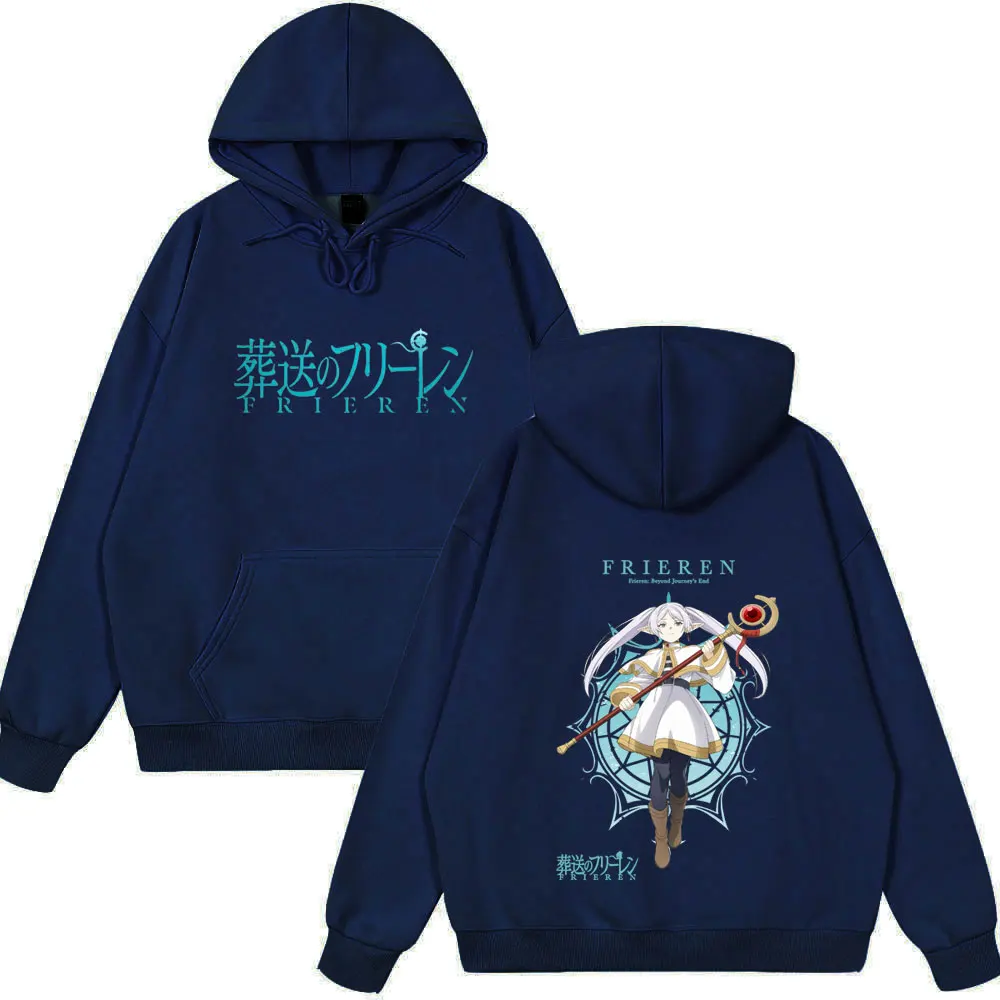 Vintage Wear Anime Frieren: Beyond Journey's End Frieren Grafik-Tops für Männer und Frauen, modische Langarm-Shirts, lässige Streetwear, lustige Oberteile – Detail 8