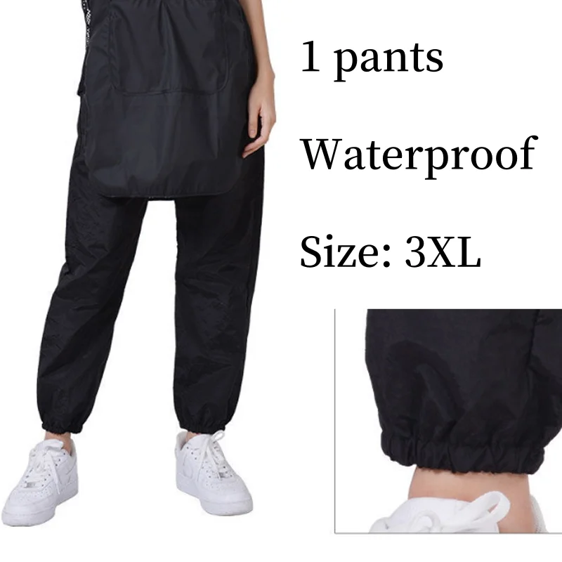 NONE Pet Groomer Uniform Long Black M 3