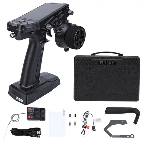 NEW RC Transmitter with Receiver Black 3.5 Inch Color Display 2.4G 11 Channel RC Transmitter with Dual Antennaes for RC Car Boat
