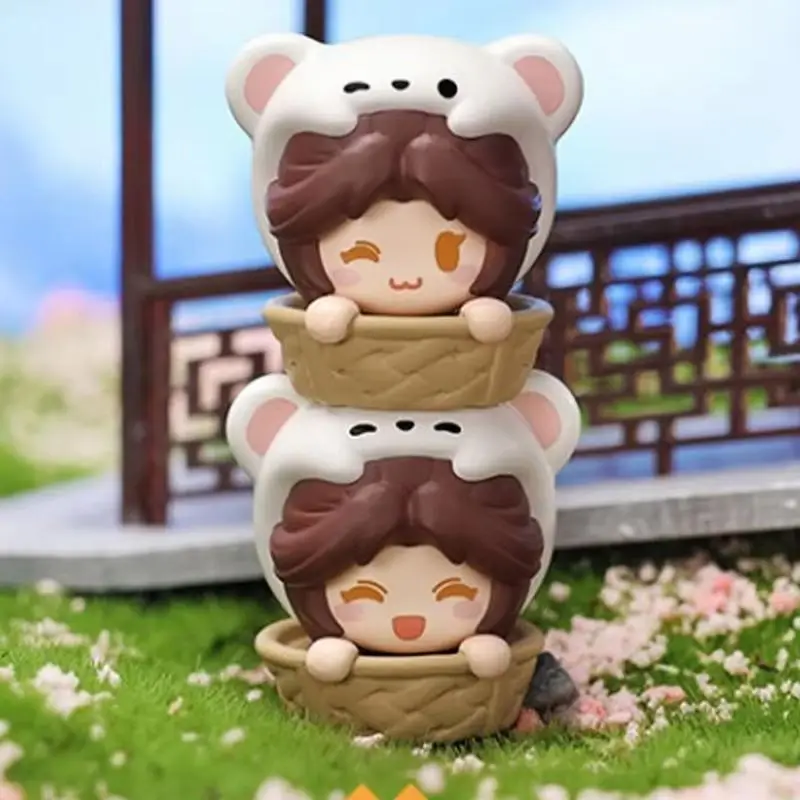 السماء الرسمية نعمة صندوق أعمى لطيف الحيوانات الأليفة سلسلة لطيف تمثال نموذج الكرتون جمع المنزل الديكور السلع هدية الكريسماس #4