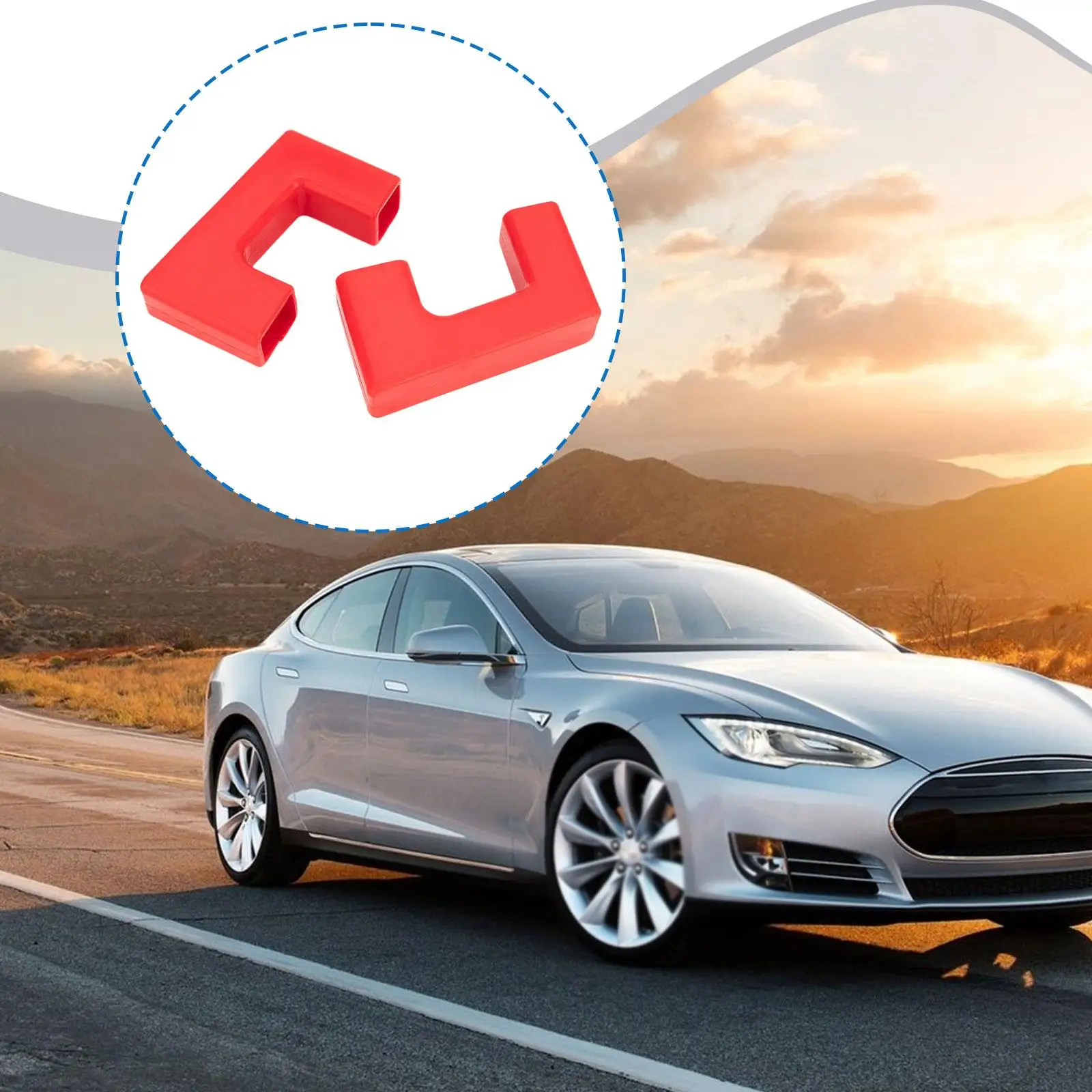 

2 чехла для буксирных крюков, рукава для буксирных крюков для Cybertruck Tesla 2024 и 2025