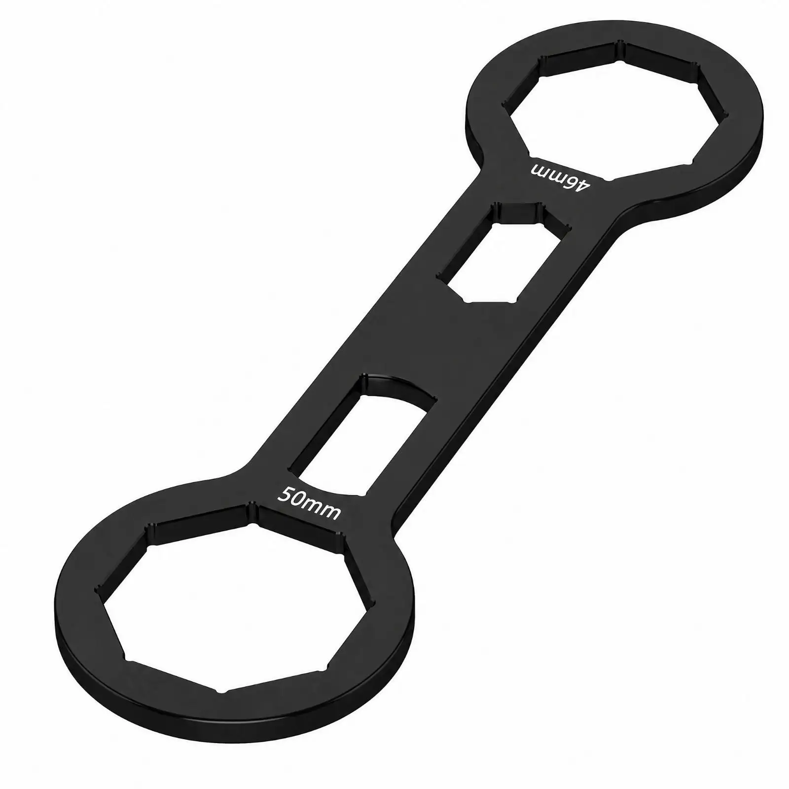 Heavy Duty Motorcycle Shock Wrench Double Ended 46 50mm Fork Adjust Tool for Off Road Bike Repair