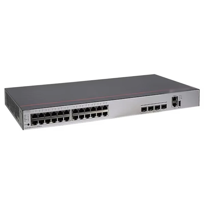 S5735-L Series S5735-L24P4XE-A-V2 24 10/100/1000BASE-T ports, 4 10 GE SFP + ports, 2 stacked ports network switch