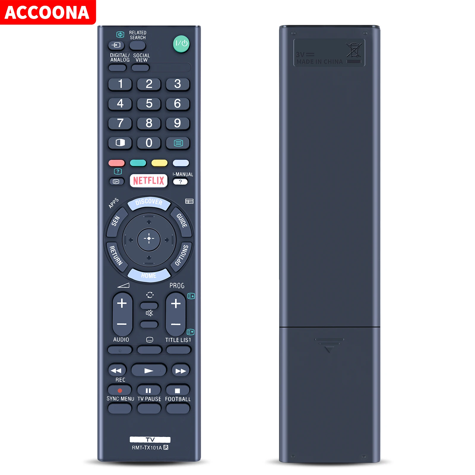 New RMT-TX101A Replaced Remote Control fit for Sony TV KDL-48W700C KDL-32W700C KDL-40W700C