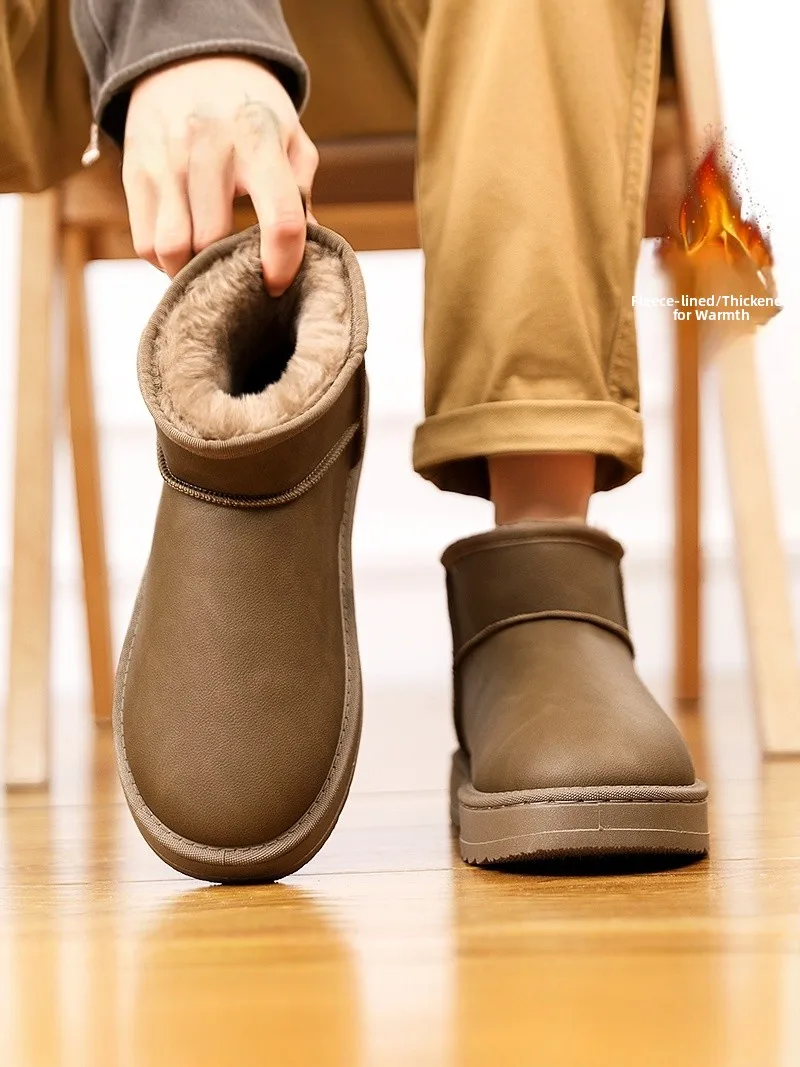 northeast-men's-winter-snow-boots-thickened-warmth-waterproof-leather-high-top-outdoor-casual-boots-bread-cotton-boots