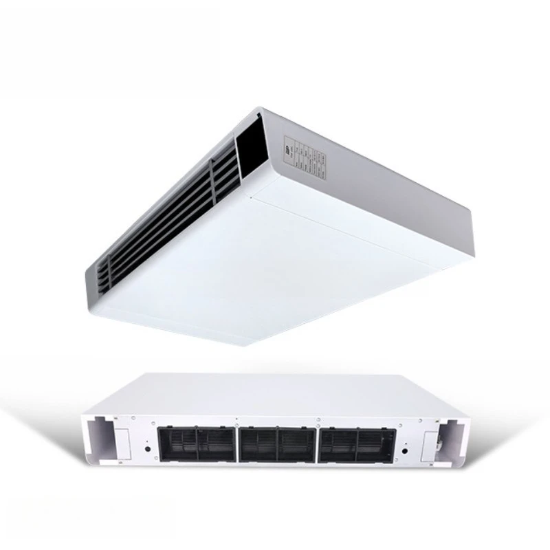 Energy-saving intelligent wireless silent floor-to-ceiling chilled water household ultra-thin fan coil