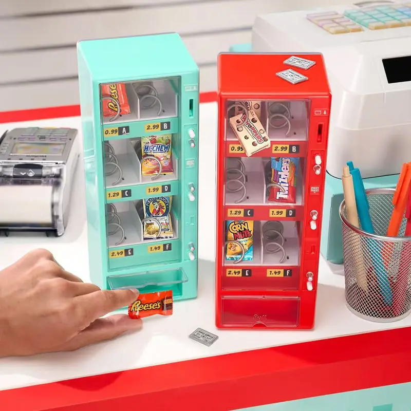 IN STOCK Genuine MGA’s Miniverse Make It Mini Vending Machine Blind Box Mini Snack Display Cabinet Anime Figure Mystery Box Gift