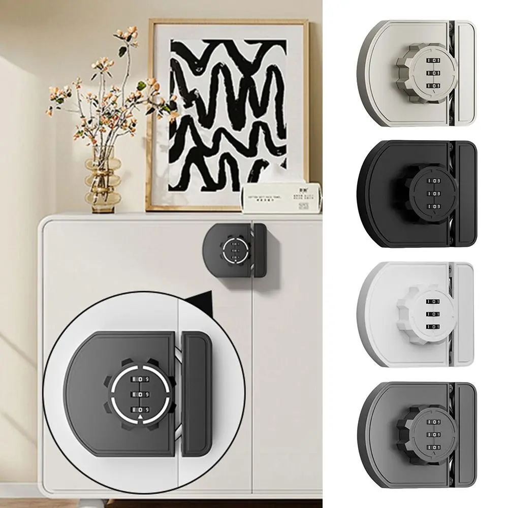Universal Keyless Combination Lock Code Protection Zinc Alloy Closet Lock Drawer Lock Home