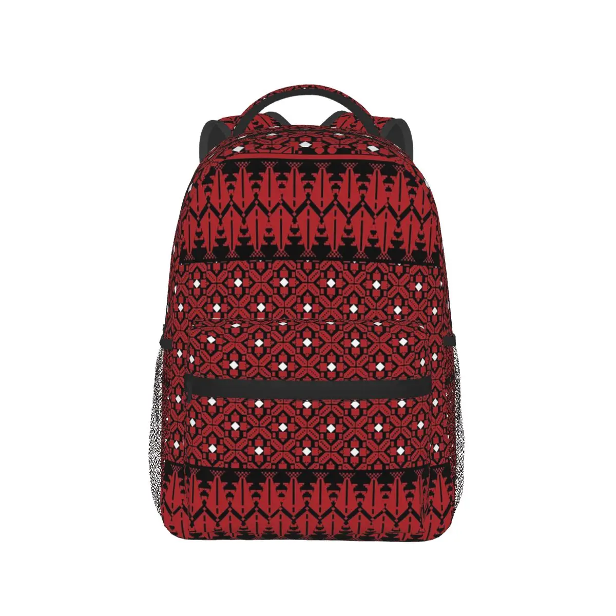 

Tatreez Embroidery Backpack Hot Sale Daypack Large Capacity Boys Girls BookBag School Bag Shoulder Bags for Men Women