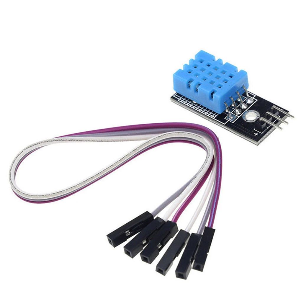 

DHT11 Temperature Relative Humidity Sensor Module Replacement for Arduino Doupont Cable