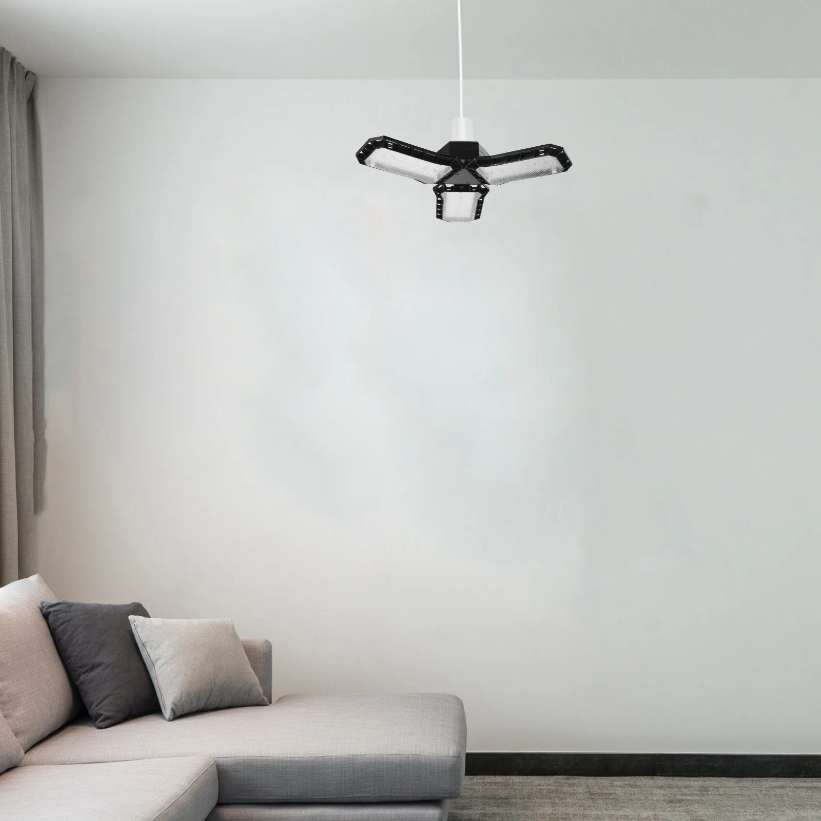 

Garage LED Light 45W E26 Base Foldable Panels 360 Degree Area Instant Brightness Durable Long Lasting LED Garage Light