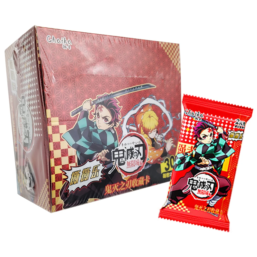 Demon Slayer Exquisite Collection Card Children's Christmas Gift Fantasy Adventure Anime Creative Peripheral Cute Q-Version Card