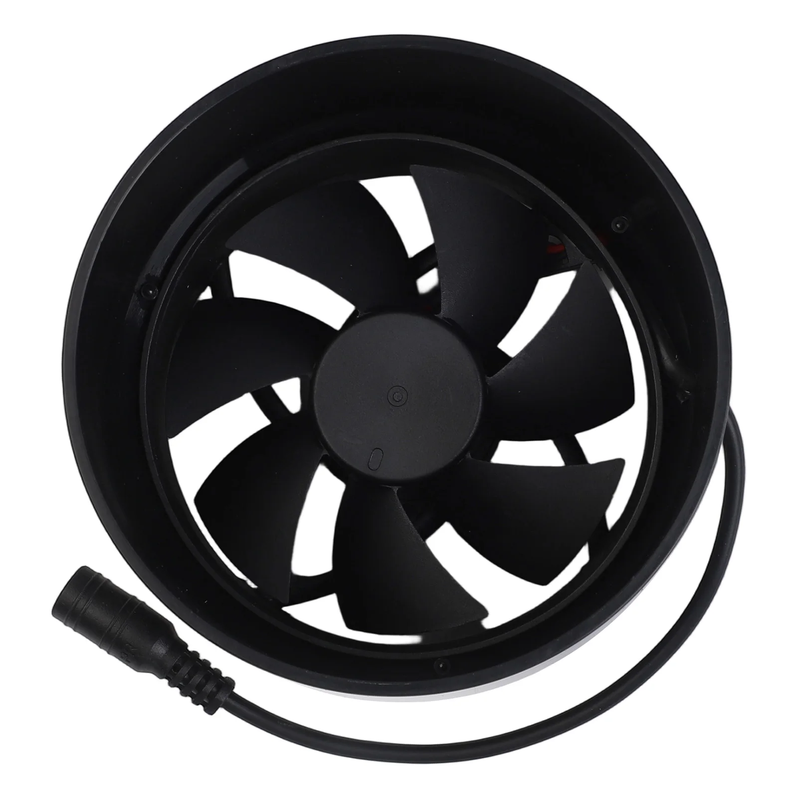 1pc 12V Duct Extractor Fan 110/100mm Airflow Low Noise Exhaust- Fan 5W For Indoor Outdoor Ventilation Part For Bathroom Kitchens