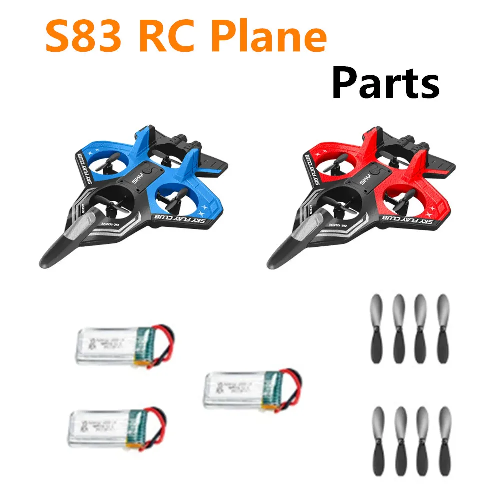 

S83 Plane Battery / S83 Drone Propeller Blade S83 Drone Battery 3.7V 500mAh
