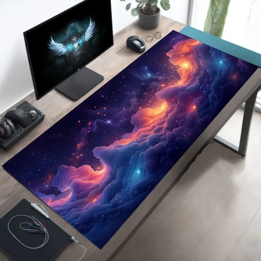 Star Forming Nebula Playmat for TCG Games, Fantasy Space Play Mat, Gamer Gift, Gift for Boyfriend, Physics and Astronomy Gifts