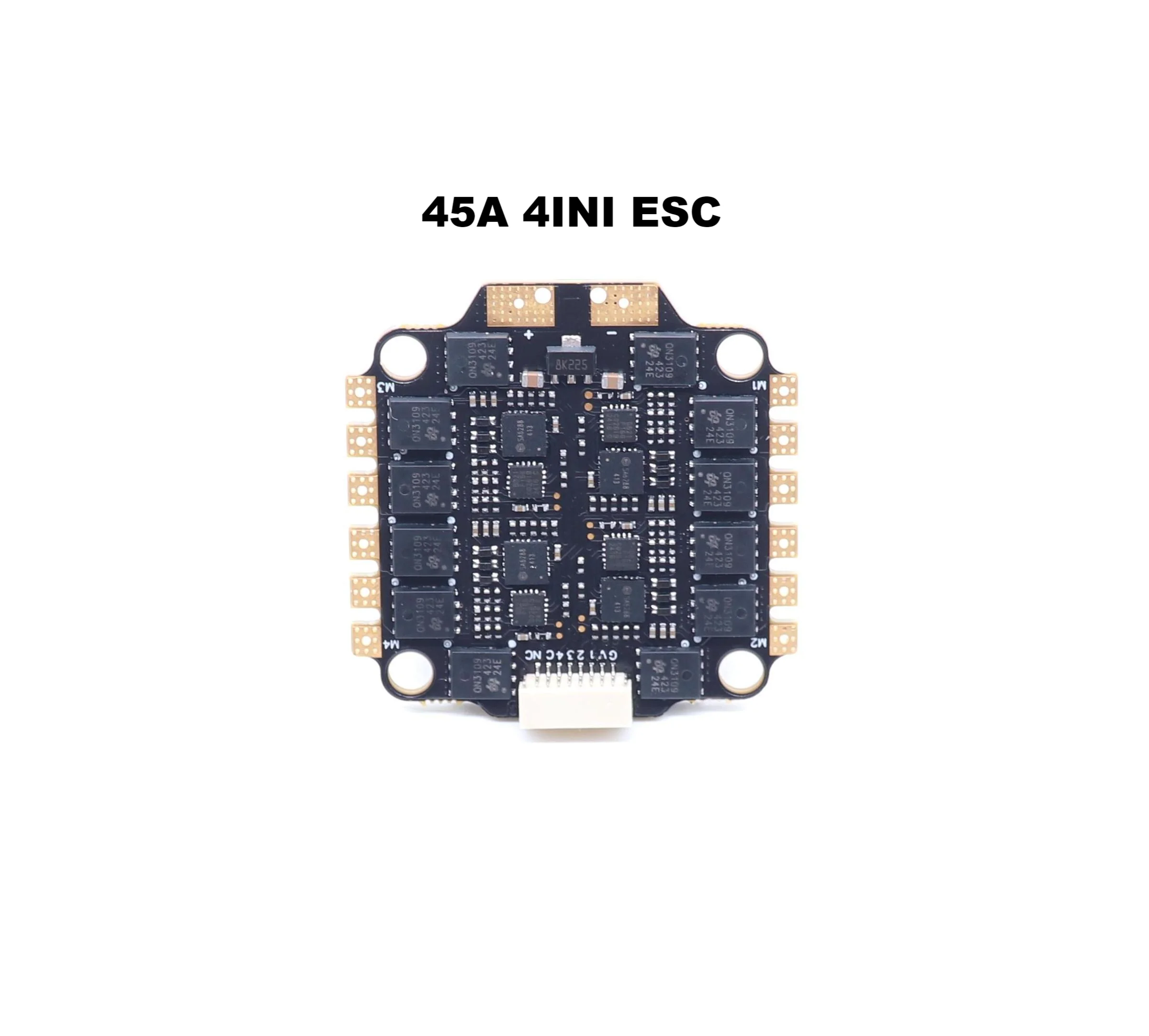 BLHELI_S 4IN1 45A 60A ESC يدعم محرك بدون فرشاة 3-6S يدعم DShot300 600/Multishot/Oneshot/PWM FPV UAV F4 التحكم في الطيران