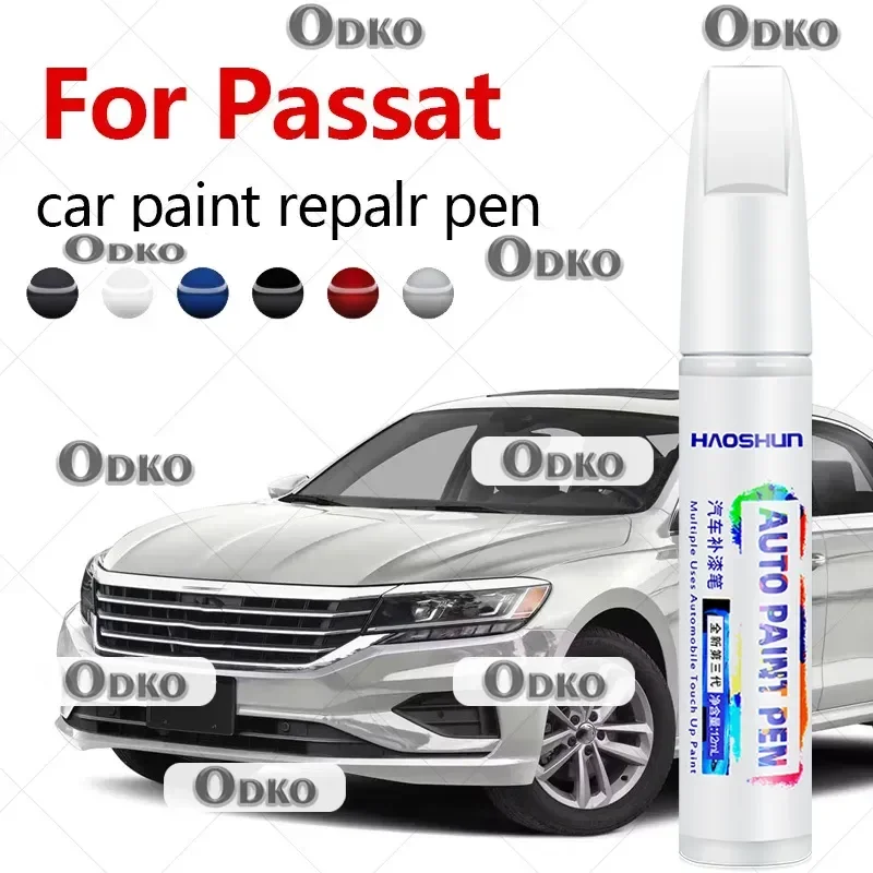 For Volkswagen Passat 1973-2025  B3 B4 B5 B6 B7 B8  Paint Repair Brush Touch Up Scratch Remover DIY Auto Accessories Black White