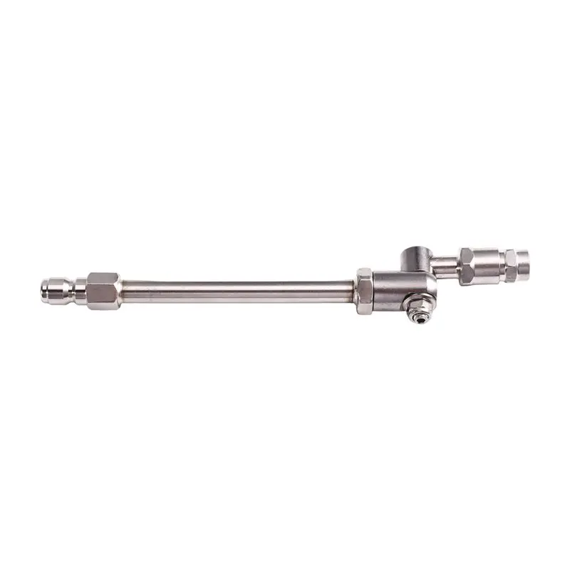 ABUG-For AC For AC Cleaning Car Wash Compatible Pressure Washer Wand Extension Lance Adjustable Stainless Steel Angled Spray Noz