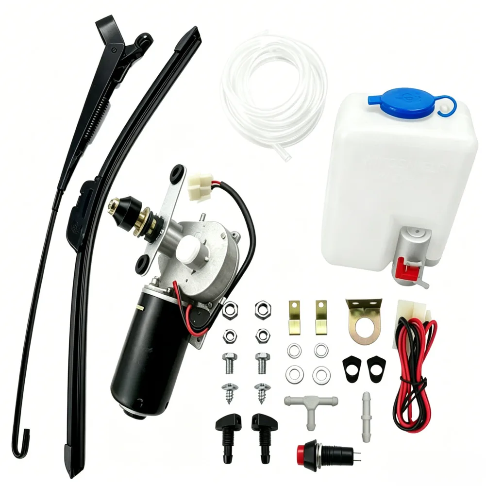 For Off-road Driving Electric UTV Wiper Kit for Off Road Wiper System 90 Degree Wiping Angle Robust Plastic And Metal