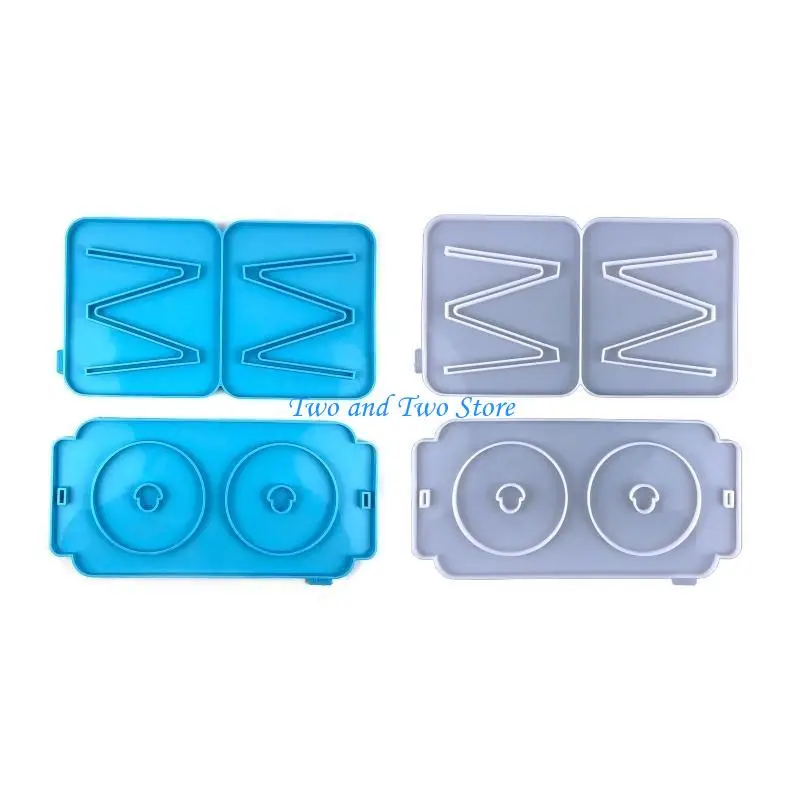 HX6F Feeding Dish Mold Adjustable Double Bowl Stand Drinking Water Feeding Rack Mold