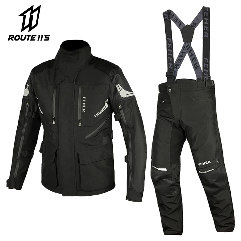 Rally suit motorcycle riding jacket Waterproof Fall Prevention Cycling Clothes Comfortable Locomotive Suit Casual