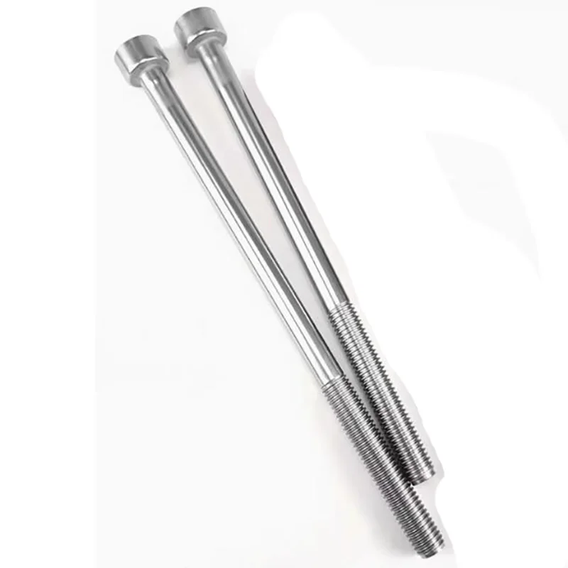 Extra Long M5 M6 M8 M10 Stainless Steel Knurled Part Thread Hex Socket Cap Screws Bolt