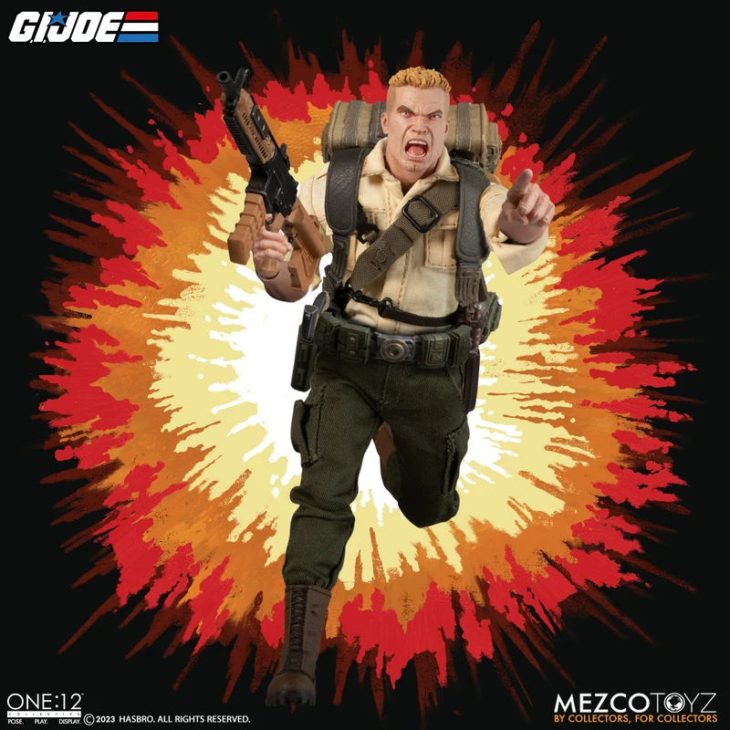 100% оригинал Mezco Toyz G.I.Joe One:12 Коллективная фигурка G.I.Joe Duke Deluxe Edition, подлинная в наличии, модель игрушки