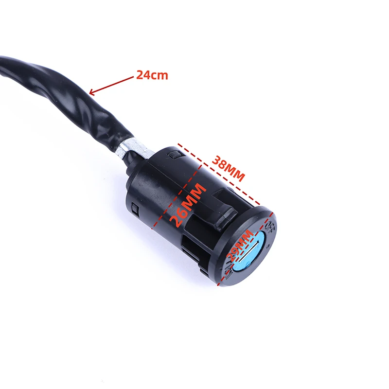 1 Set DIY Accessories Universal Motorcycle Start The Ignition Switch Lock Key With Bracket For Most 50cc 70cc 90cc 110cc 150cc