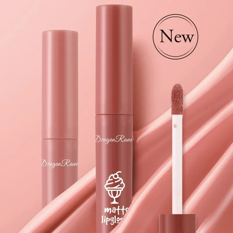 

Dragon Ranee Lip Glaze 6pcs Velvet Matte Mini Lip Balm Set Highly Pigmented Long-Lasting Waterproof Sweat-Proof Rude Lipstick