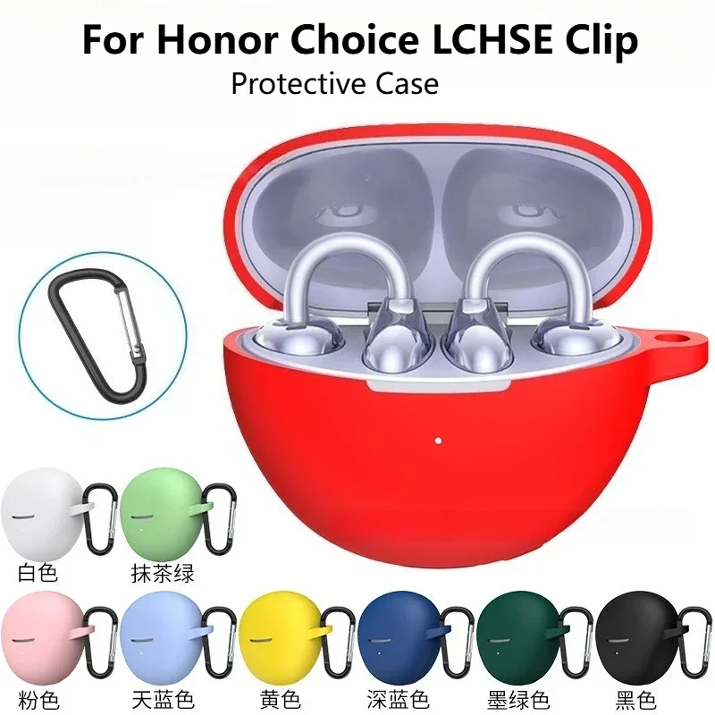 For Honor Choice LCHSE Clip-On Earphones，Shockproof Silicone Protective Cover  Custom Fit Anti-Scratch Headphone Shell