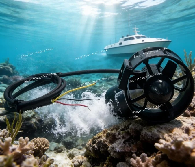 M060 Underwater Thruster 140W Brushless Motor for ROV USV Marine Exploration & Robotics Subsea Propulsion System