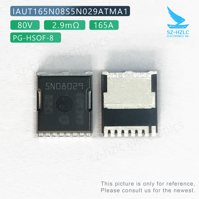 Transistor mosfet IAUT165N08S5N029ATMA1 N-CH 80V MOS 165A 5N08029 toll-8 Discrete Component Automotive Grad MOSFET IAUT165N08S5N