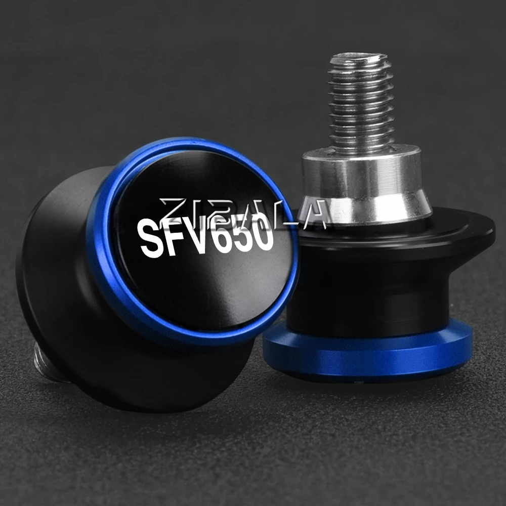 

CNC Aluminum Swingarm Slider Spools For SUZUKI SFV650 GLADIUS Motorcycle 8MM Stand Screws SFV 650 2008 2009 2010 2011 2012-2016