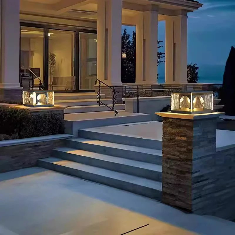 Outdoor column lights solar LED column lights non solar lights outdoor garden decorations outdoor garden lights
